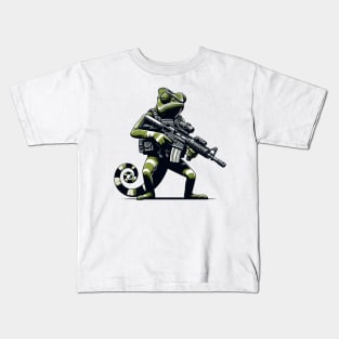 Tactical Cameleon Mastery Tee: Where Style Meets Stealth" Kids T-Shirt